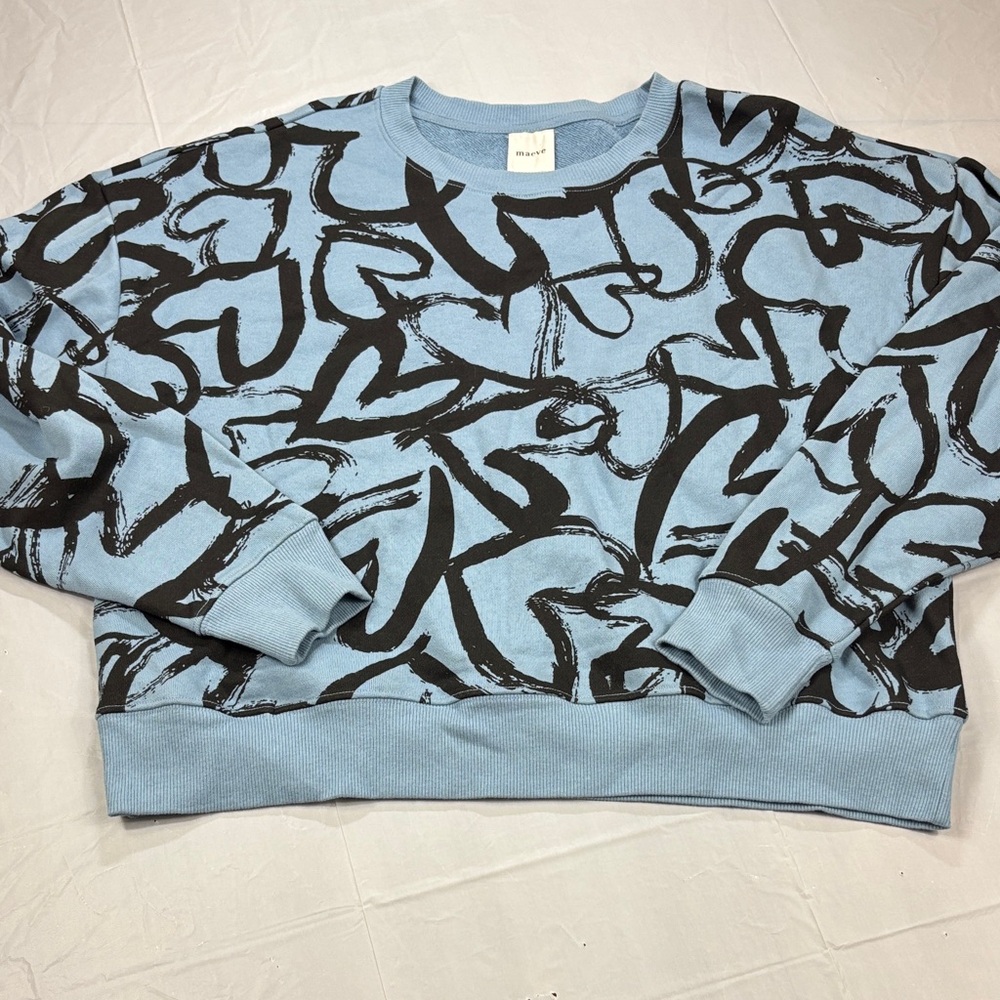MAEVE HEART CREW NECK TOP